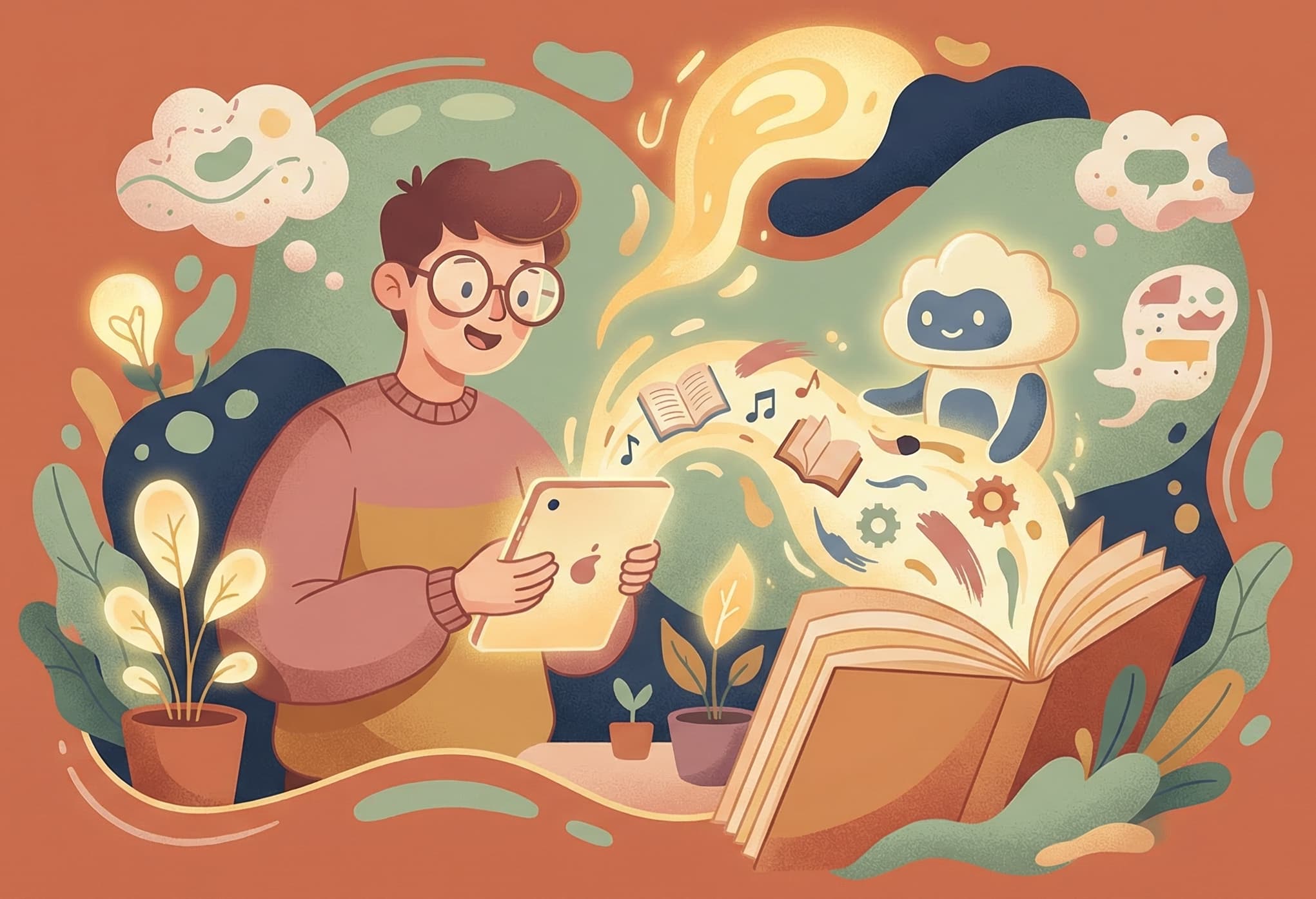 Creative storytelling illustration